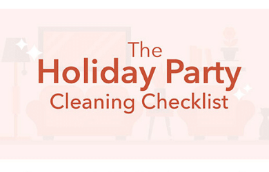 The Holiday Cleaning Checklist Infographic by Chem-Dry